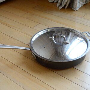Vintage All-Clad Ltd Anodized Saute Skillet Fry Pan 11" with Lid